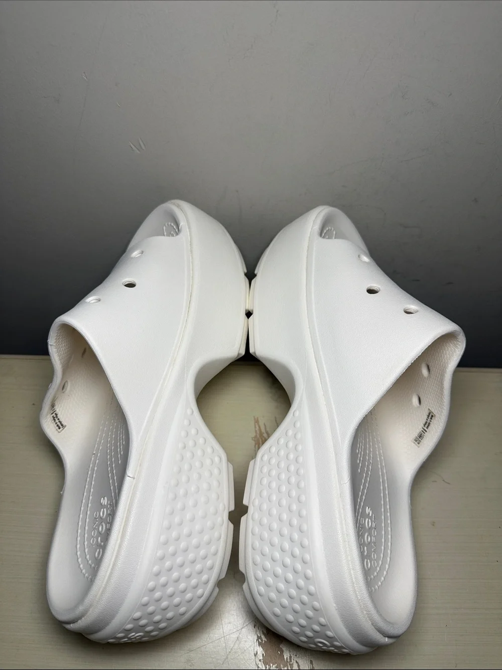 CROCS platform mules